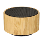 Colunas de som bluetooth personalizadas caixa de bambu Bamboo cor preto terceira vista