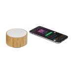 Colunas de som bluetooth personalizadas caixa de bambu Bamboo cor preto segunda vista