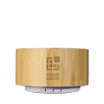 Colunas de som bluetooth personalizadas caixa de bambu Bamboo vista principal