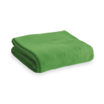 Manta barata em tecido polar para oferecer 180 g/m2 cor verde terceira vista