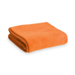 Manta barata em tecido polar para oferecer 180 g/m2 cor cor-de-laranja primeira vista