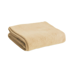 Manta barata em tecido polar para oferecer 180 g/m2 cor bege primeira vista