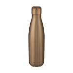 Garrafas térmicas personalizadas de aço 500ml Lifestyle Premium cor castanho
