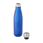Garrafas térmicas personalizadas de aço 500ml Lifestyle Premium cor preto segunda vista