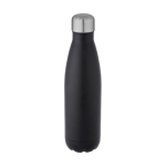 Garrafas térmicas personalizadas de aço 500ml Lifestyle Premium cor preto/cinzento