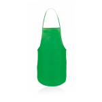 Aventais baratos em non-woven com bolso 80 g/m2 Basic Style cor verde primeira vista