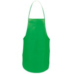 Aventais baratos em non-woven com bolso 80 g/m2 Basic Style cor verde