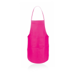 Aventais baratos em non-woven com bolso 80 g/m2 Basic Style cor fúcsia primeira vista