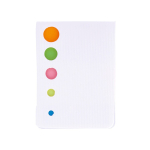 Divertido bloco de notas barato de notas adesivas de cores ColorMark cor branco primeira vista
