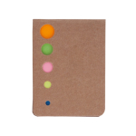 Divertido bloco de notas barato de notas adesivas de cores ColorMark cor bege primeira vista
