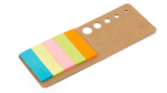 Divertido bloco de notas barato de notas adesivas de cores ColorMark cor bege segunda vista