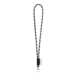 Lanyards tubulares às riscas com entrega de 46 dias Tube Stripes Dark