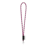 Lanyards tubulares às riscas com entrega de 46 dias Tube Stripes Dark