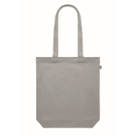 Saco de canvas orgânico colorido 270 g/m2 Eco Strong Colors cor cinzento quarta vista