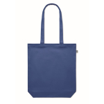 Saco de canvas orgânico colorido 270 g/m2 Eco Strong Colors cor azul real quarta vista