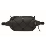 Saco de cintura de RPET com correia ajustável e bolso interior, Strap cor preto terceira vista