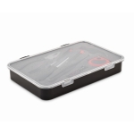 Conjunto de 25 ferramentas em caixa personalizável com logo AllKit cor preto segunda vista