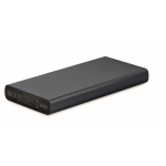Powerbank personalizado USB-C carregamento rápido 10.000 mAh Duo cor azul-marinho segunda vista