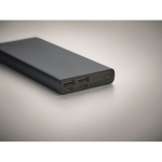 Powerbank personalizado USB-C carregamento rápido 10.000 mAh Duo cor azul-marinho vista fotografia quarta vista