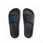 Chinelos antideslizantes e tiras largas tamanho 3637 Slippers cor preto vista principal