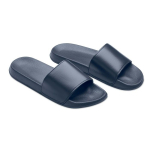 Chinelos antideslizantes e tiras largas tamanho 3637 Slippers cor azul-marinho