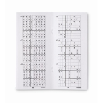 Jogo sudoku de madeira com 99 fichas para brinde empresarial cor madeira quinta vista