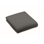 Manta polar leve com logótipo de rPET colorido 130 g/m2 Light cor cinzento-escuro