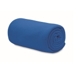 Manta polar leve com logótipo de rPET colorido 130 g/m2 Light cor azul real segunda vista