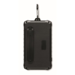 Powerbank para brinde com dínamo de manivela 8.000 mAh Dynamo cor preto terceira vista