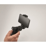 Kit de vídeo com tripé, com microfone e luz para telemóvel Vlog cor preto vista fotografia terceira vista