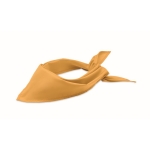 Lenço de cabeça promocional de forma triangular de uma só cor Bandido cor amarelo