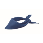 Lenço de cabeça promocional de forma triangular de uma só cor Bandido cor azul real