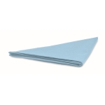 Lenço de cabeça promocional de forma triangular de uma só cor Bandido cor azul-claro quarta vista