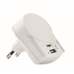 Carregador de tomada de carga rápida para USB Skross CHARGER A/C cor branco