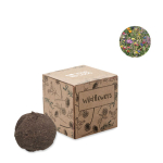 Sementes de flores silvestres com caixa Kit Sementes Wild Flower cor bege vista principal