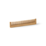 Pente de bambu natural com estojo de papel kraft reciclado incluído cor natural segunda vista