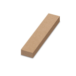 Pente de bambu natural com estojo de papel kraft reciclado incluído na caixa