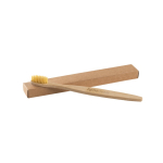 Escova de dentes de bambu com caixa de kraft Naturbrush cor natural imagem com logo