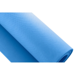 Tapete de yoga com bolsa personalizada com logo Namaste cor azul-claro terceira vista