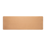 Tapete de yoga de cortiça personalizado com logo Yoga Cork cor natural primeira vista