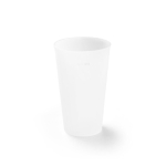 Copos personalizados de plástico sem BPA com 500ml Festive cor transparente