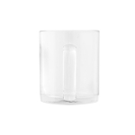 Caneca de vidro brilhante para sublimação 350ml Cristal Sublim cor transparente segunda vista