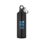 Garrafa colorida grande de alumínio com mosquetão 800ml Cruiser XL vista principal