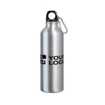 Garrafa colorida grande de alumínio com mosquetão 800ml Cruiser XL vista principal