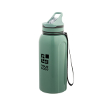 Garrafa desportiva de plástico com bocal incorporado e pega 1230ML vista principal