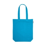 Saco de algodão reciclado disponível em várias cores 220 g/m2 cor azul-claro primeira vista