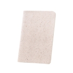 Caderno pequeno de matéria orgânica, folhas A6 lisas Soft Elefant cor natural