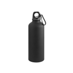 Garrafa de alumínio de cor mate com mosquetão 540ml Matt Cruiser cor preto