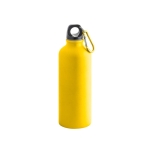 Garrafa de alumínio de cor mate com mosquetão 540ml Matt Cruiser cor amarelo