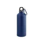 Garrafa de alumínio de cor mate com mosquetão 540ml Matt Cruiser cor azul-marinho